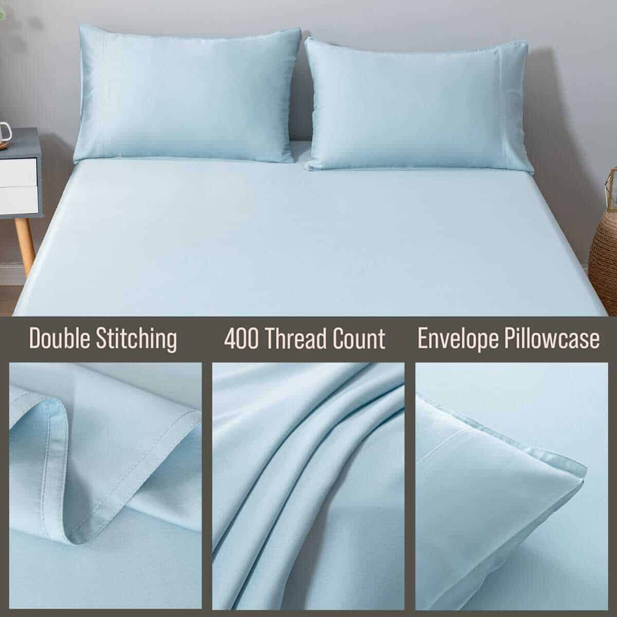 Set de Fundas para Almohada King Size de Bambú de Lujo - Imagen 4