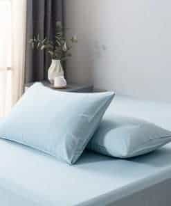 Set de Fundas para Almohada King Size de Bambú de Lujo