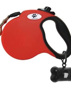 Correa retráctil para perros CROWN PAWS de 16 pies para