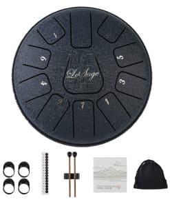 Steel Tongue Drum LeSage 6 pulgadas 11 notas Tambor Handpan