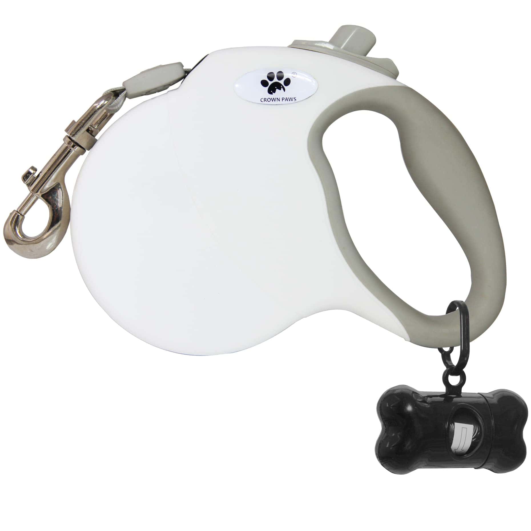 Correa para Perros Retráctil CROWN PAWS de 16 pies, Correa