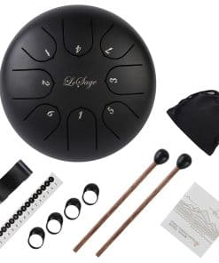 LeSage Tambor de Lengua de Acero 6 pulgadas 8 Notas