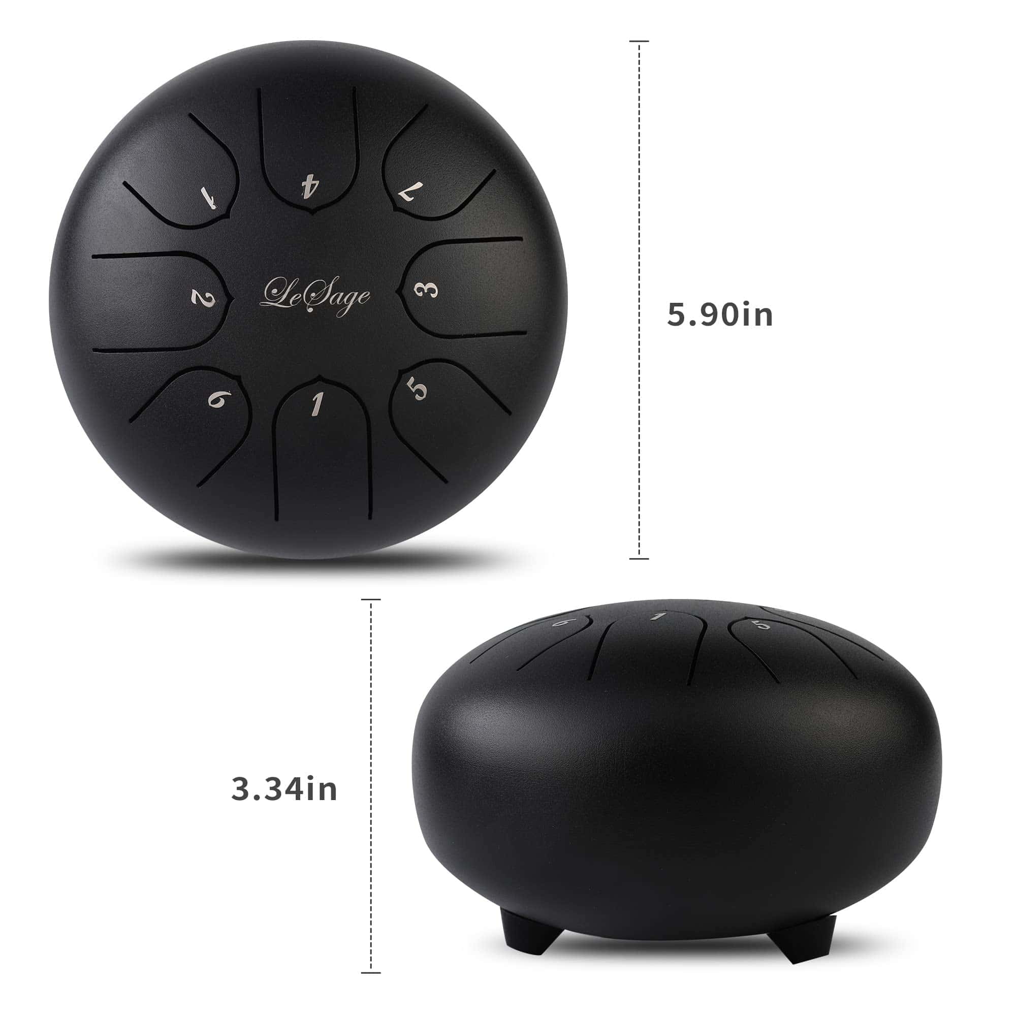 LeSage Tambor de Lengua de Acero 6 pulgadas 8 Notas - Imagen 7