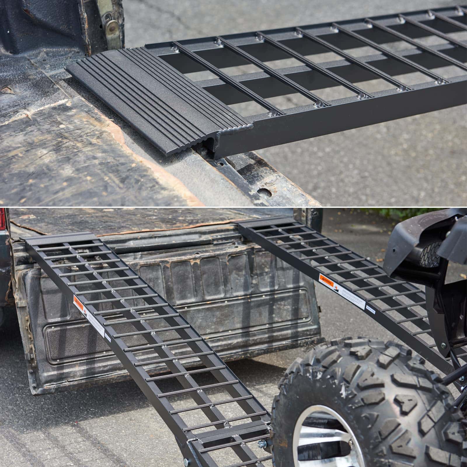 Rampa de carga de aluminio FACHNUO 10 pies para camioneta, - Imagen 7