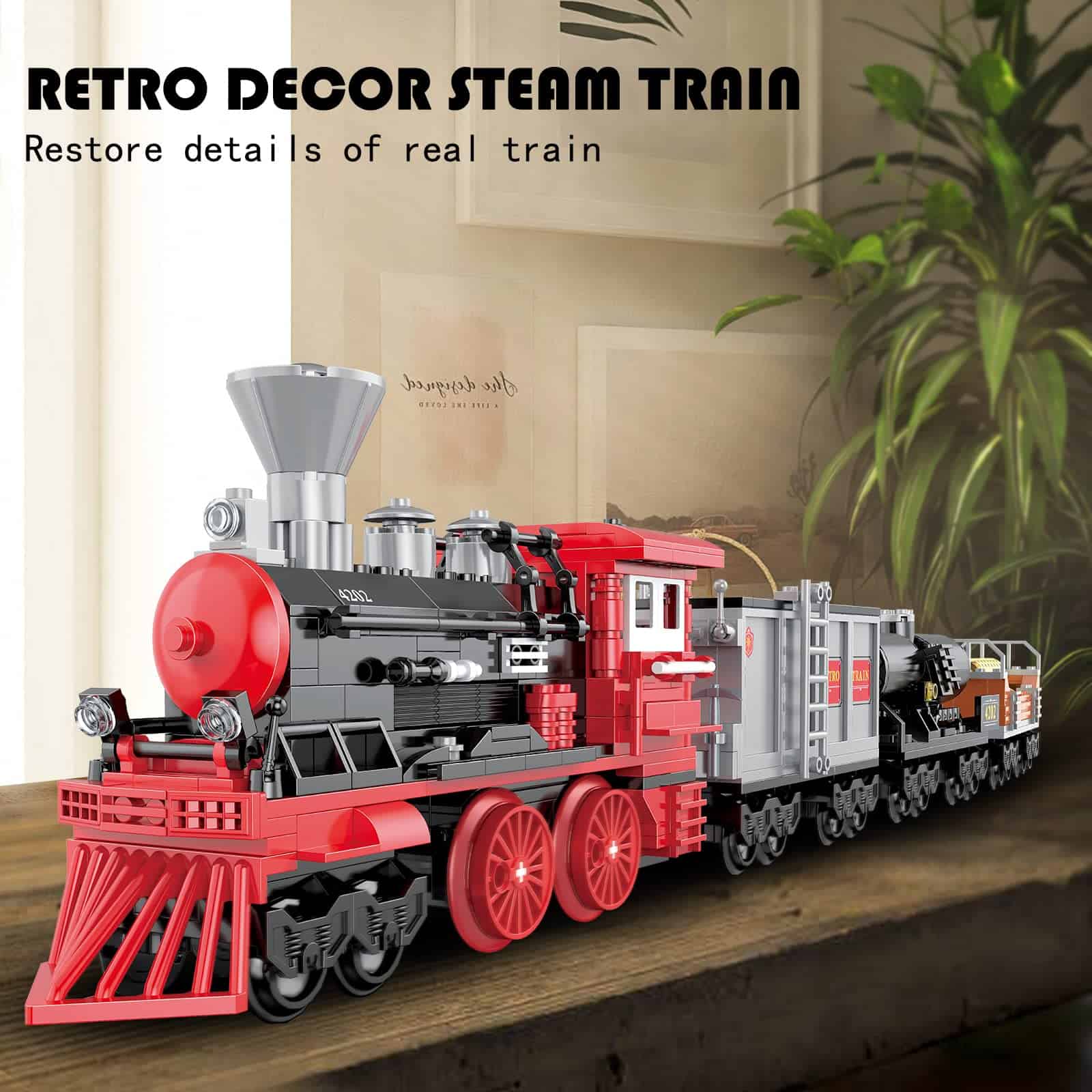 Set de Tren de Carga City BRICK STORY, Modelo de Tren de - Imagen 8