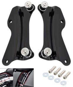 Kit de Hardware de Anclaje de 4 Puntos en Negro Brillante