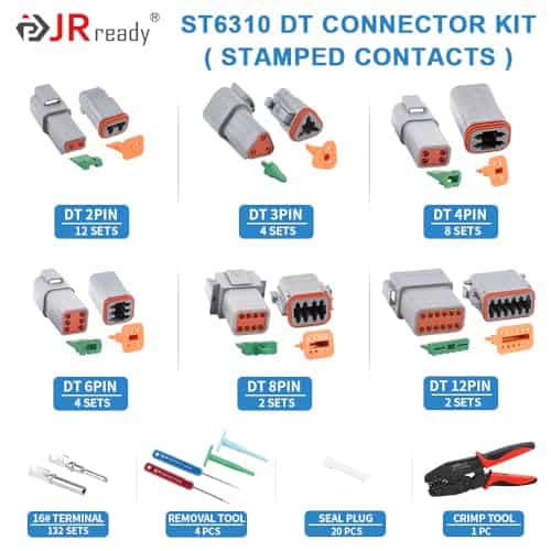Kit de conectores Deutsch JRready ST6310, Conector DT - Imagen 3