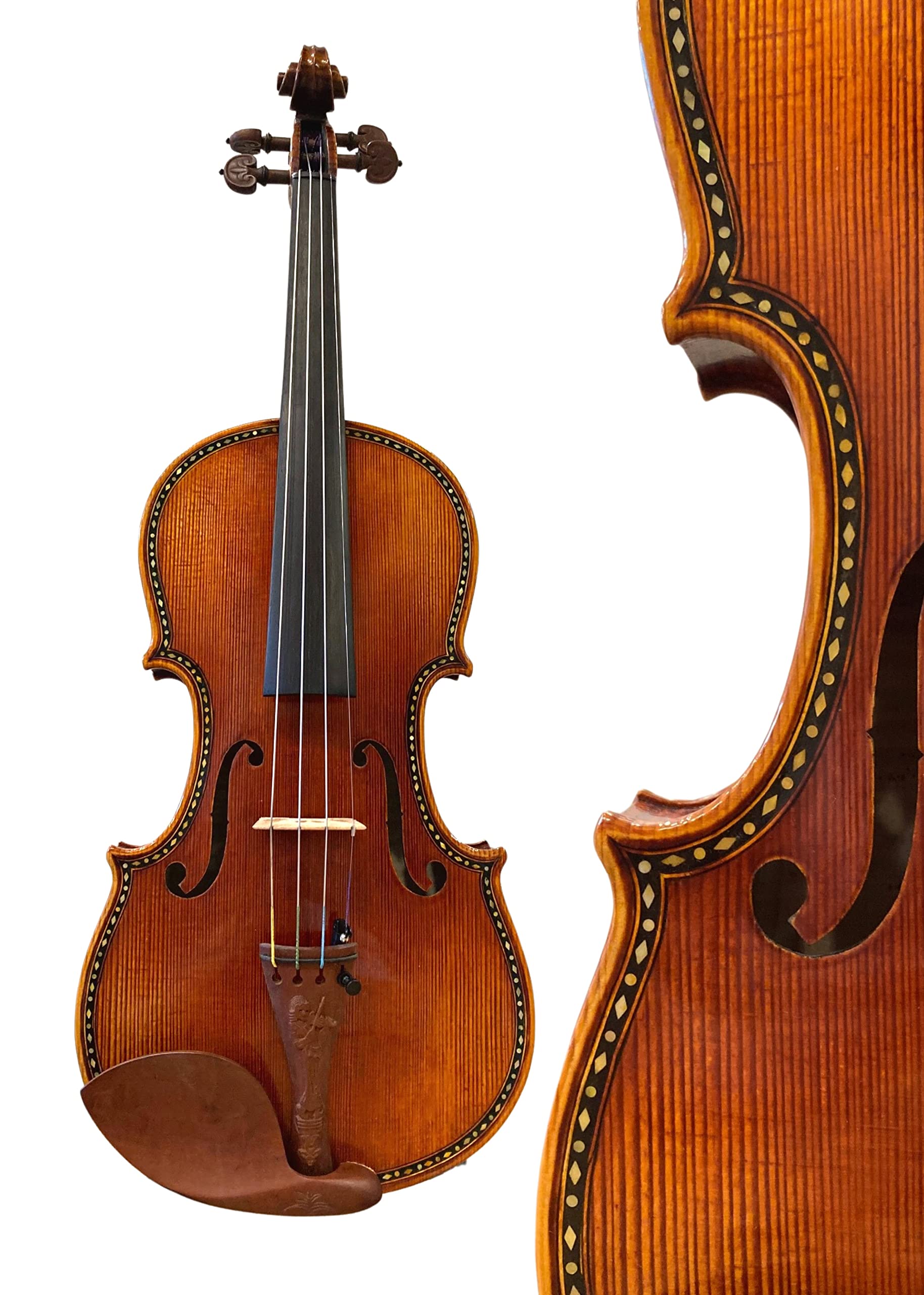 Violín D Z Strad con cuerdas Dominant - Modelo 601F -