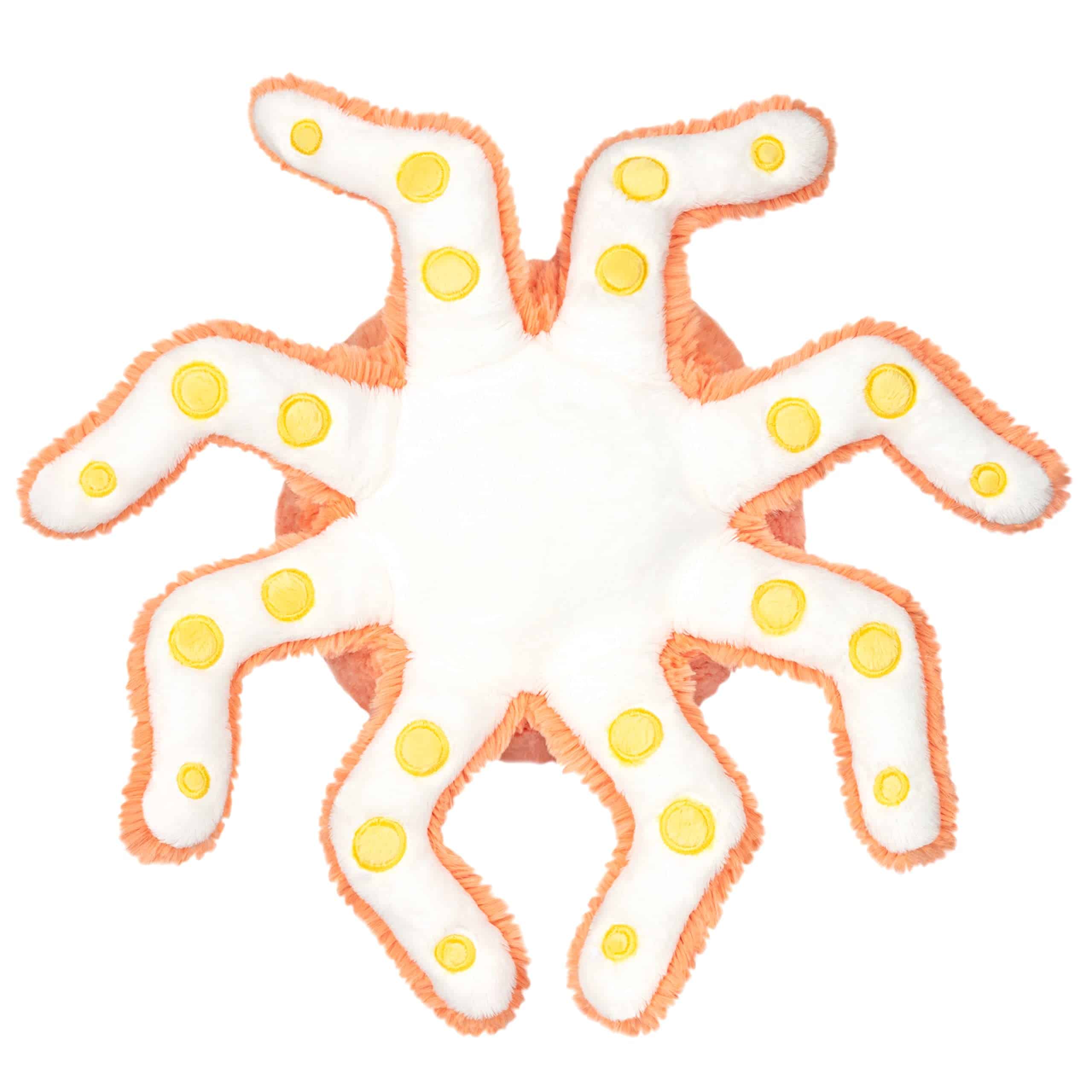 Peluche de pulpo adorable Squishable Coral de 15" - Imagen 4