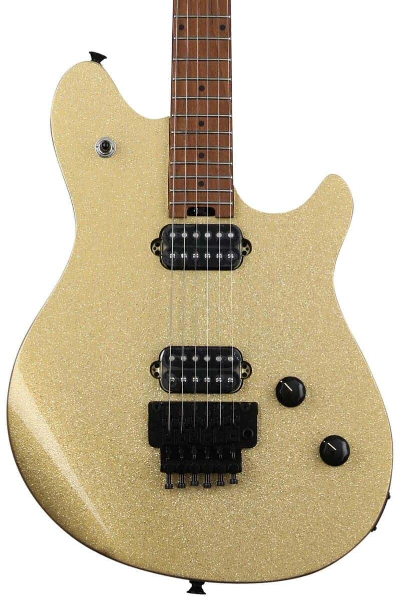 Guitarra eléctrica estándar EVH Wolfgang - Gold Sparkle