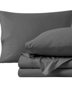 Juego de sábanas Twin XL de Bare Home 100% algodón orgánico