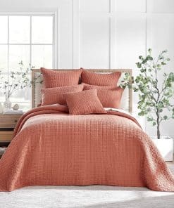 Levtex Home - Mills Waffle - Juego de -Adobe