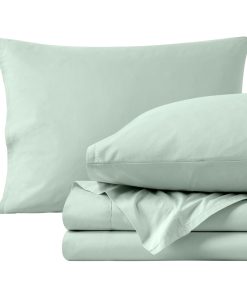 Juego de sábanas 100% algodón orgánico Bare Home King -