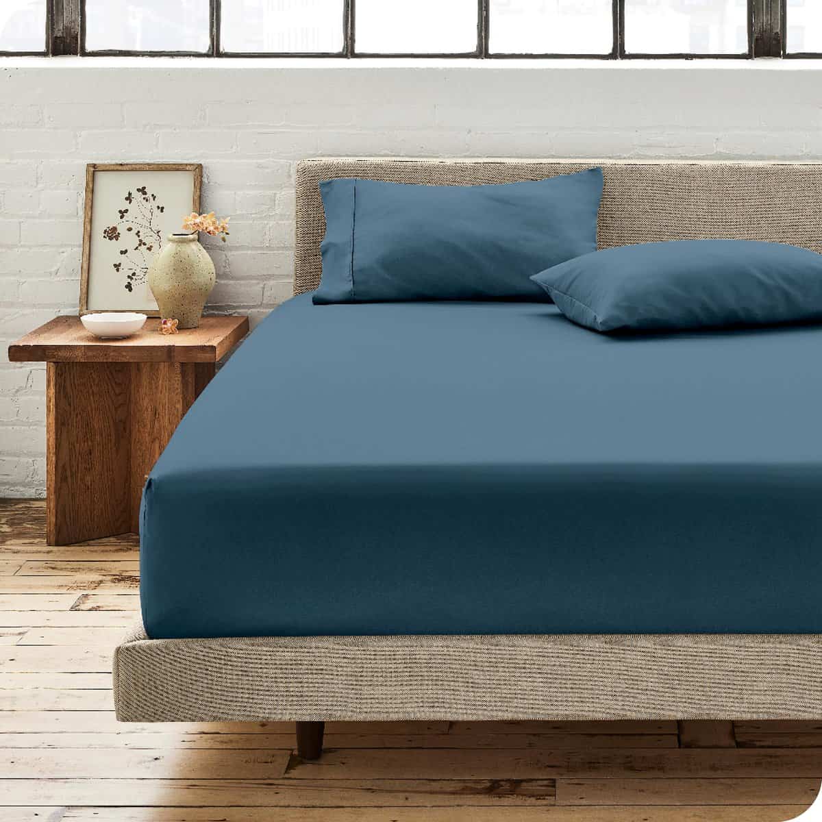 Sábana Ajustable Bare Home 100% Algodón Orgánico para Twin