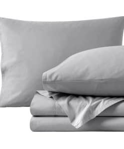 Juego de sábanas 100% orgánicas Bare Home Queen - Tejido de