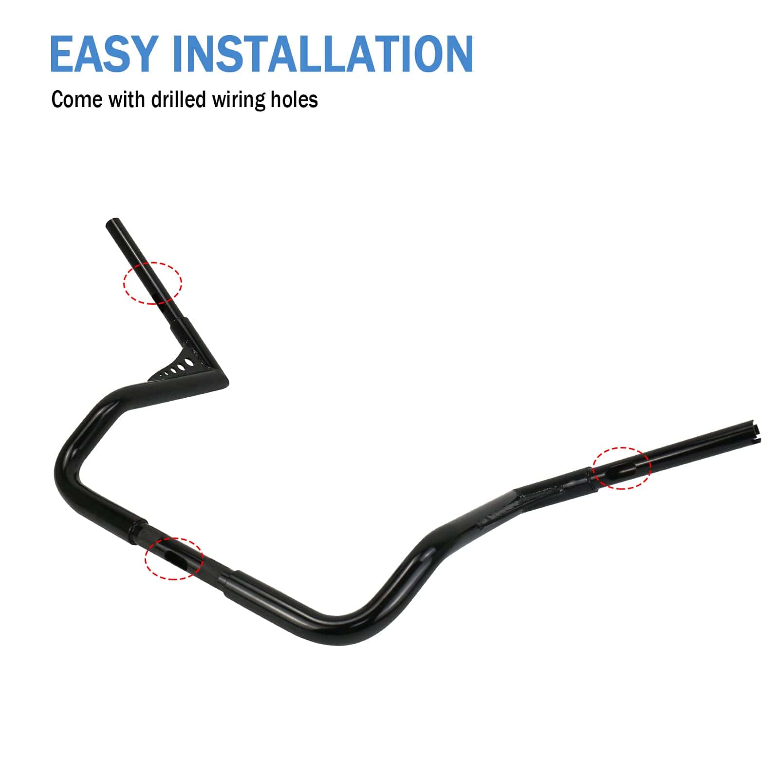 Manillar Ape Hangers Bagger de 14" 1-1/4" Manillar Grueso - Imagen 7