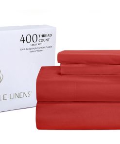 Juego de sábanas Royale Linens de 400 hilos, 100% algodón