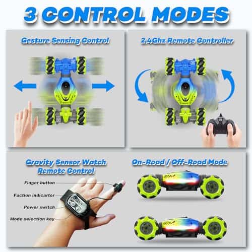 Coche de Control Remoto de gestos HScopter 4WD Drift Stunt - Imagen 3