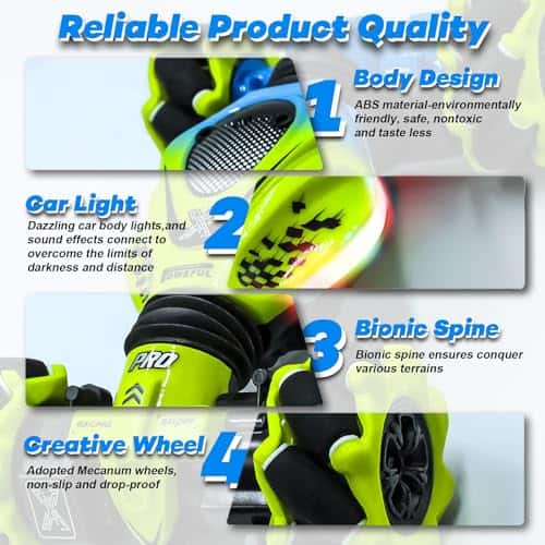 Coche de Control Remoto de gestos HScopter 4WD Drift Stunt - Imagen 4