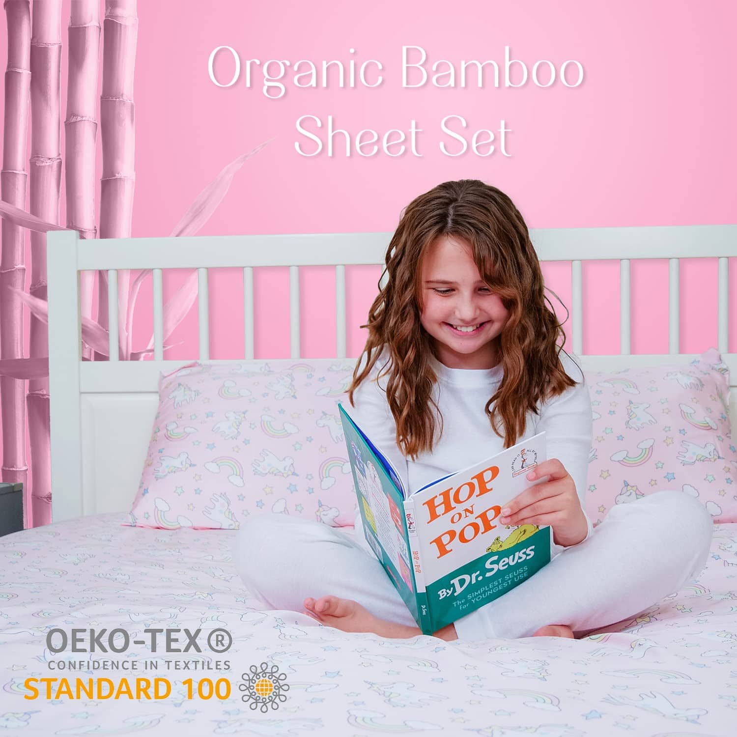 Juego de sábanas orgánicas para niños de Wovenx, fabricado - Imagen 4