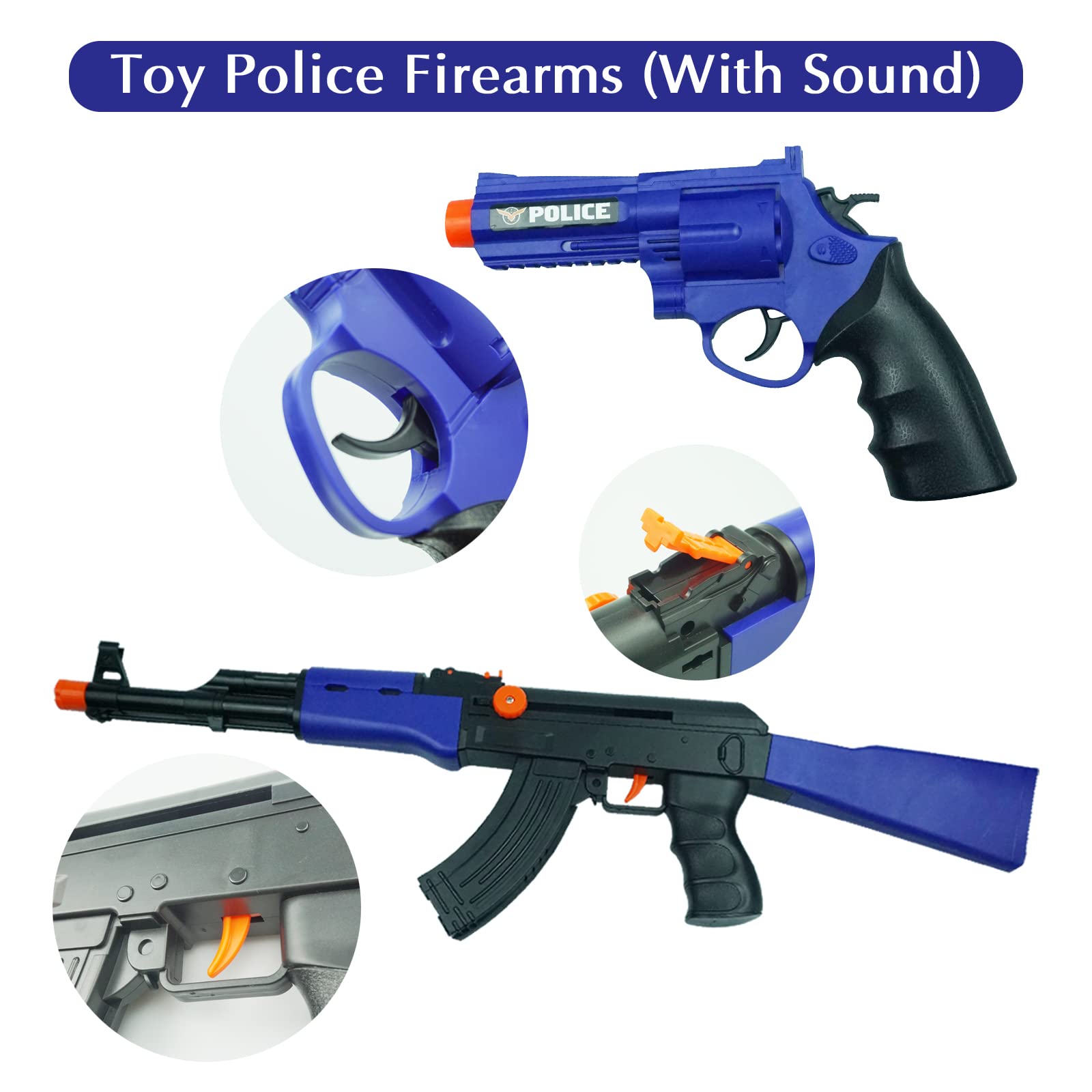 Conjunto de Juego de Policía Infantil RedCrab - Disfraz de - Imagen 4