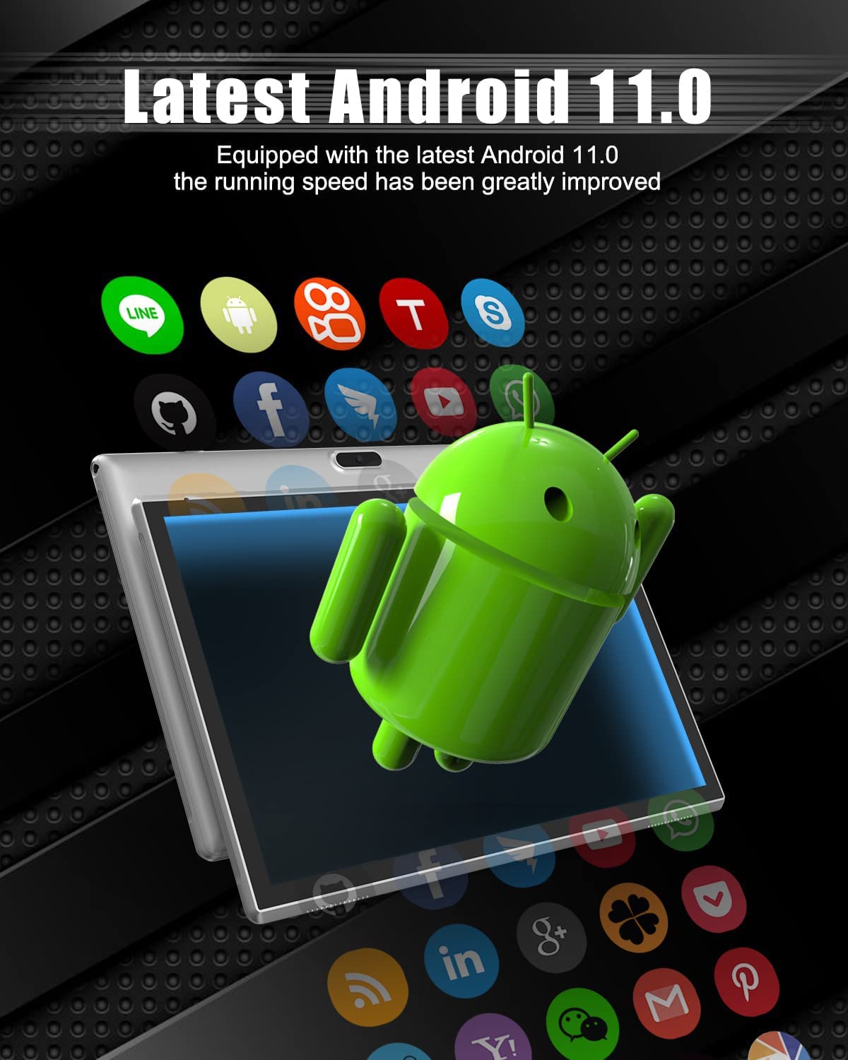 Tablet ZZB 10 Pulgadas Android Tablets, 32GB ROM 512GB - Imagen 6