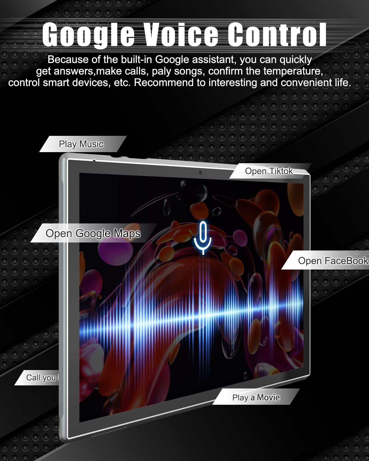 Tablet ZZB 10 Pulgadas Android Tablets, 32GB ROM 512GB - Imagen 5