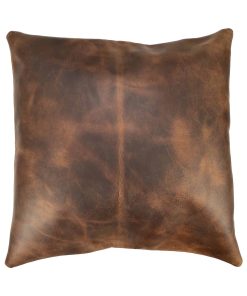 Funda de Almohada Decorativa de Cuero para el Hogar (18 x18