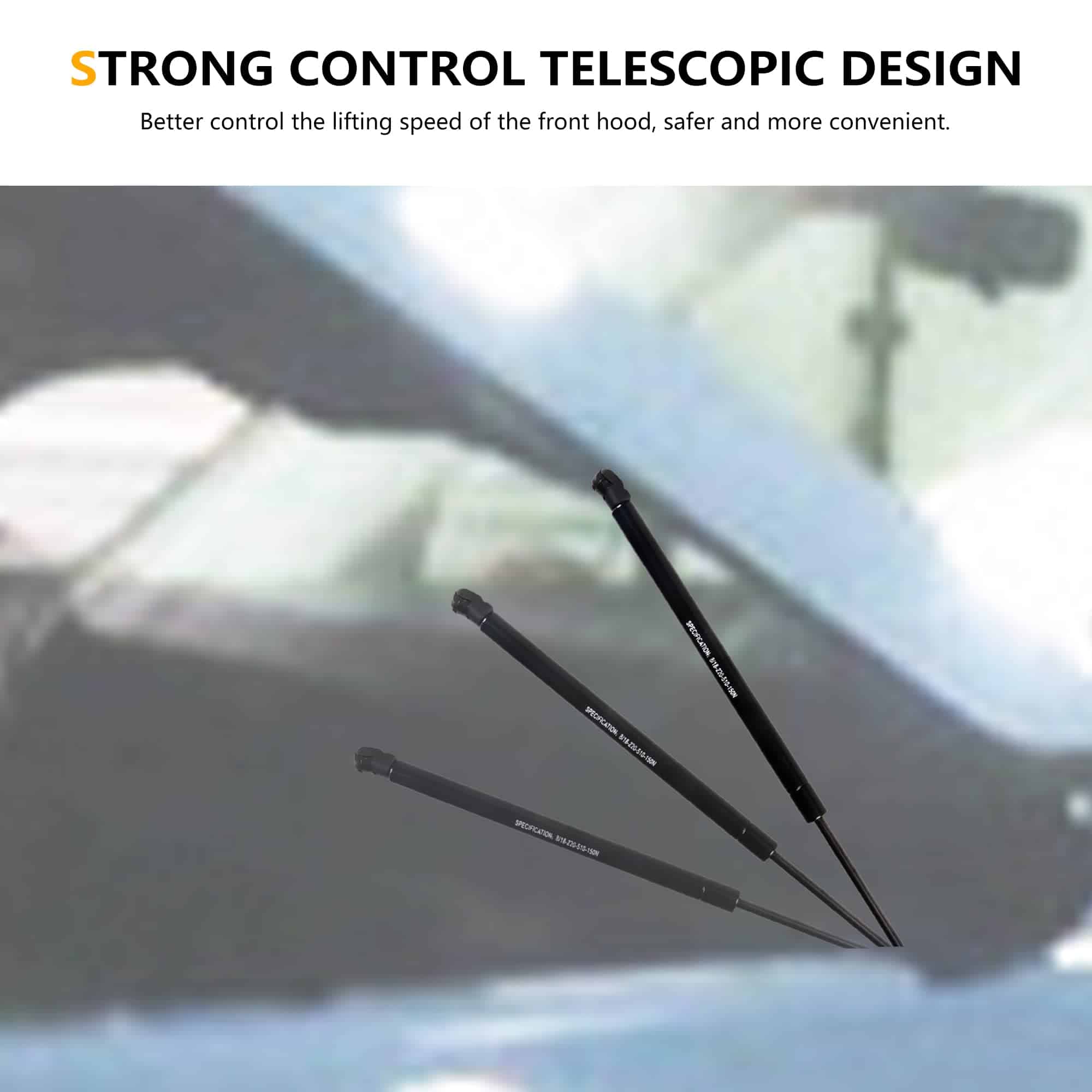 Kit de soportes de elevación de capó RERPRO para Ford - Imagen 3