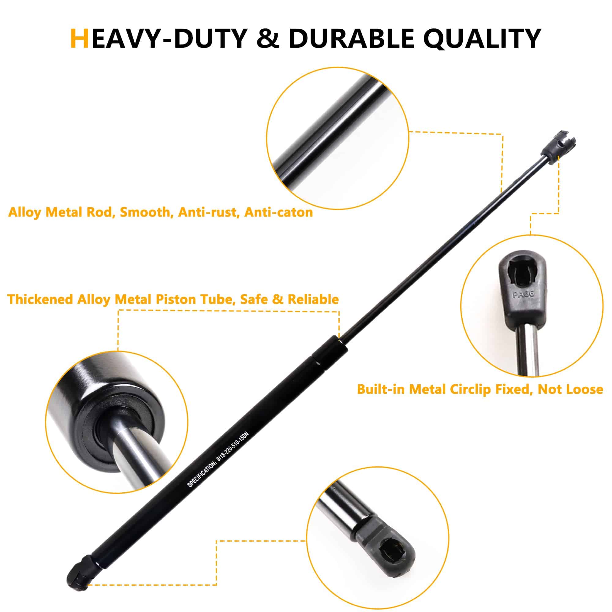 Kit de soportes de elevación de capó RERPRO para Ford - Imagen 4