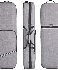 Estuche de violín oblongo 4/4 Full Size ADM con higrómetro