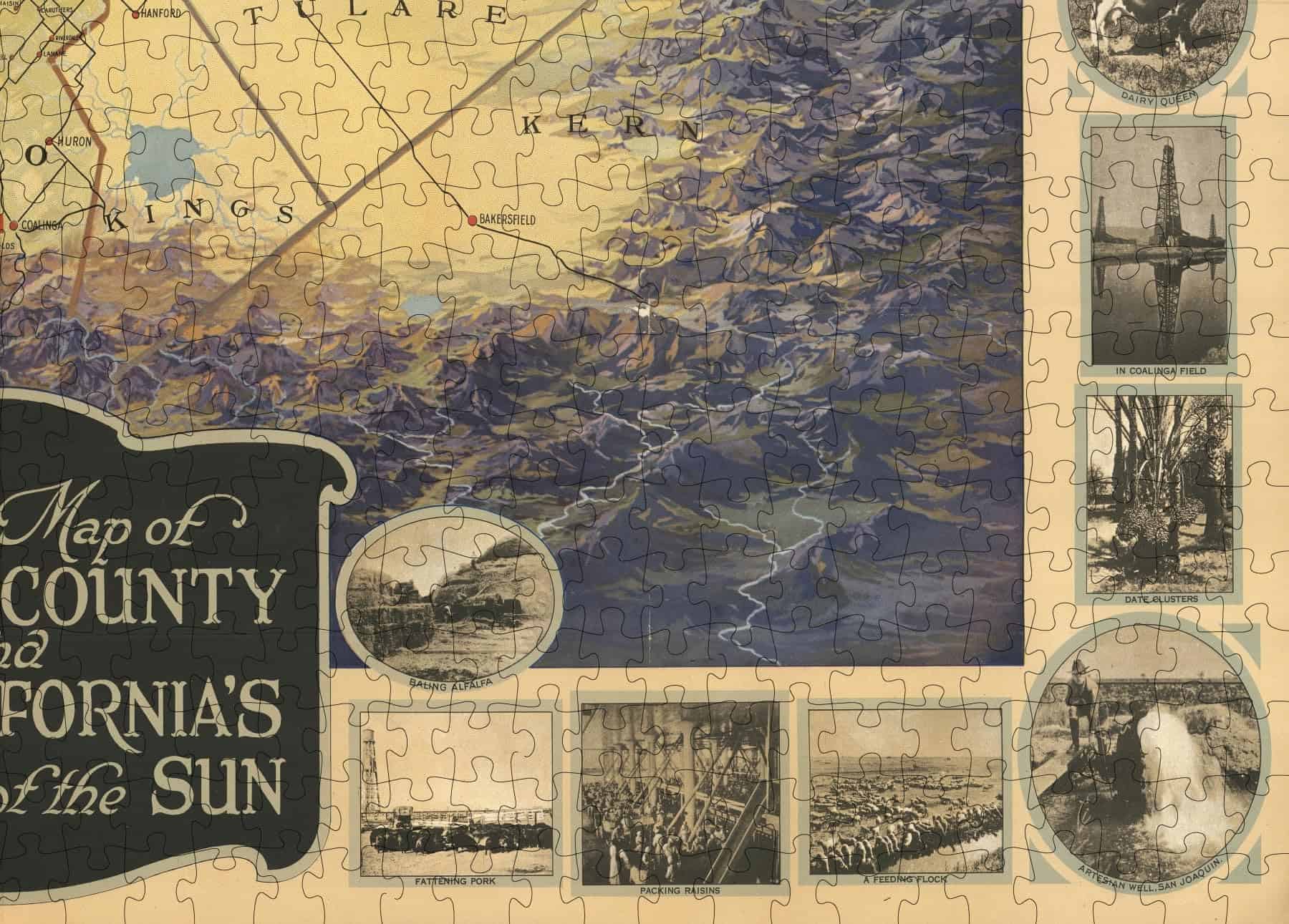 Rompecabezas de 1000 Piezas del Mapa de 1919 del Condado de - Imagen 8