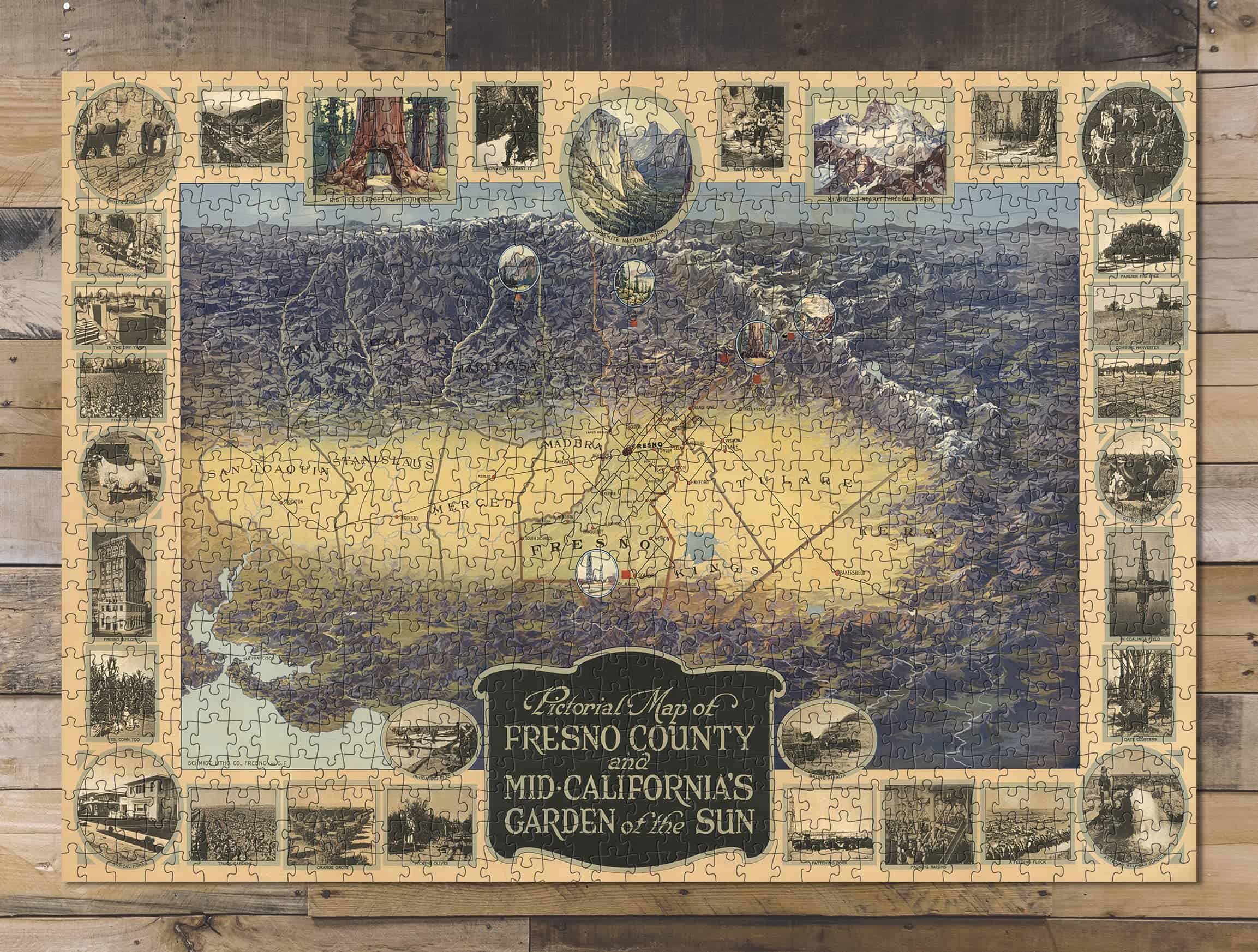 Rompecabezas de 1000 Piezas del Mapa de 1919 del Condado de - Imagen 10