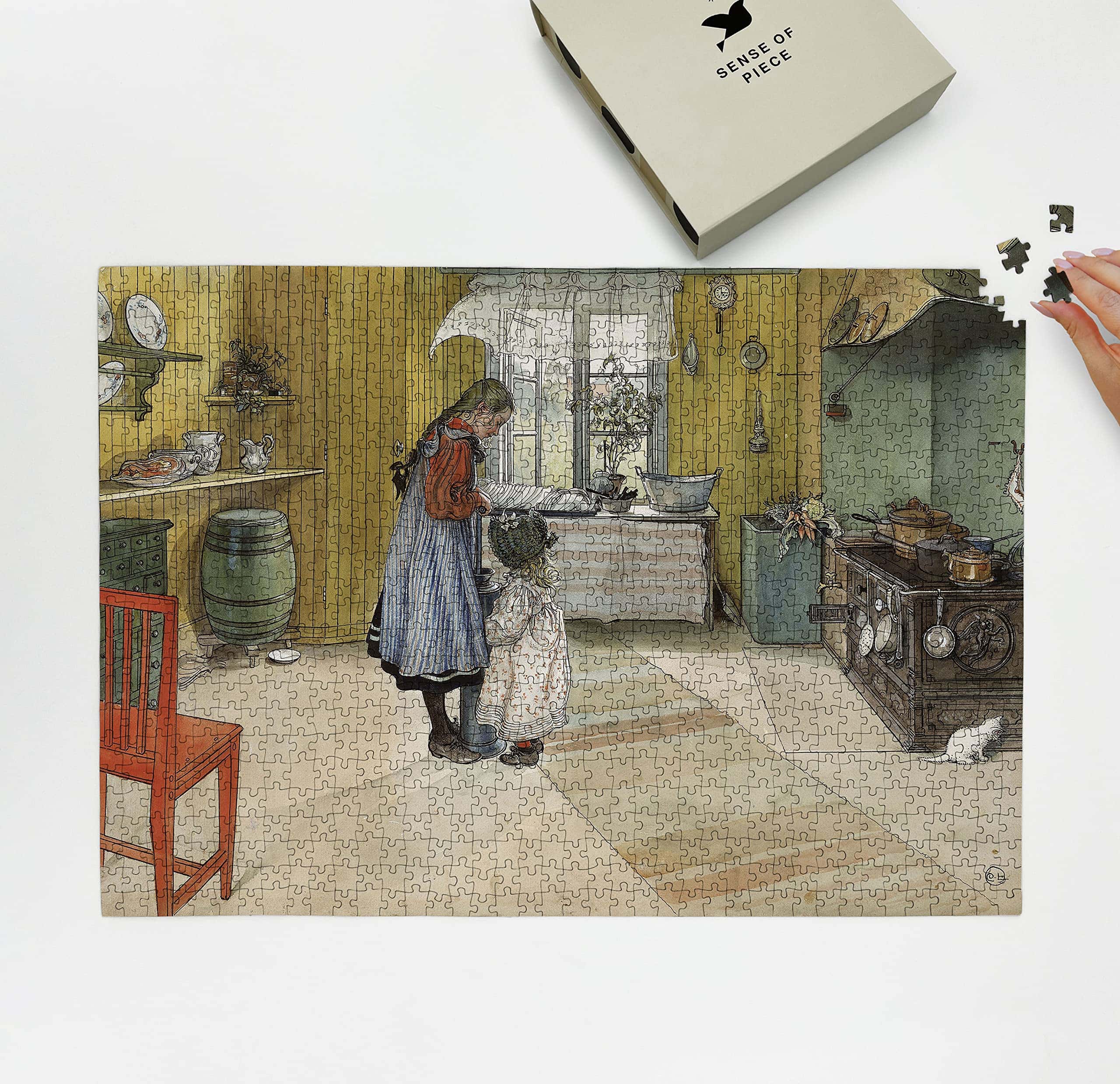 Rompecabezas de 1000 piezas | La Cocina. de Un Hogar (Carl - Imagen 3