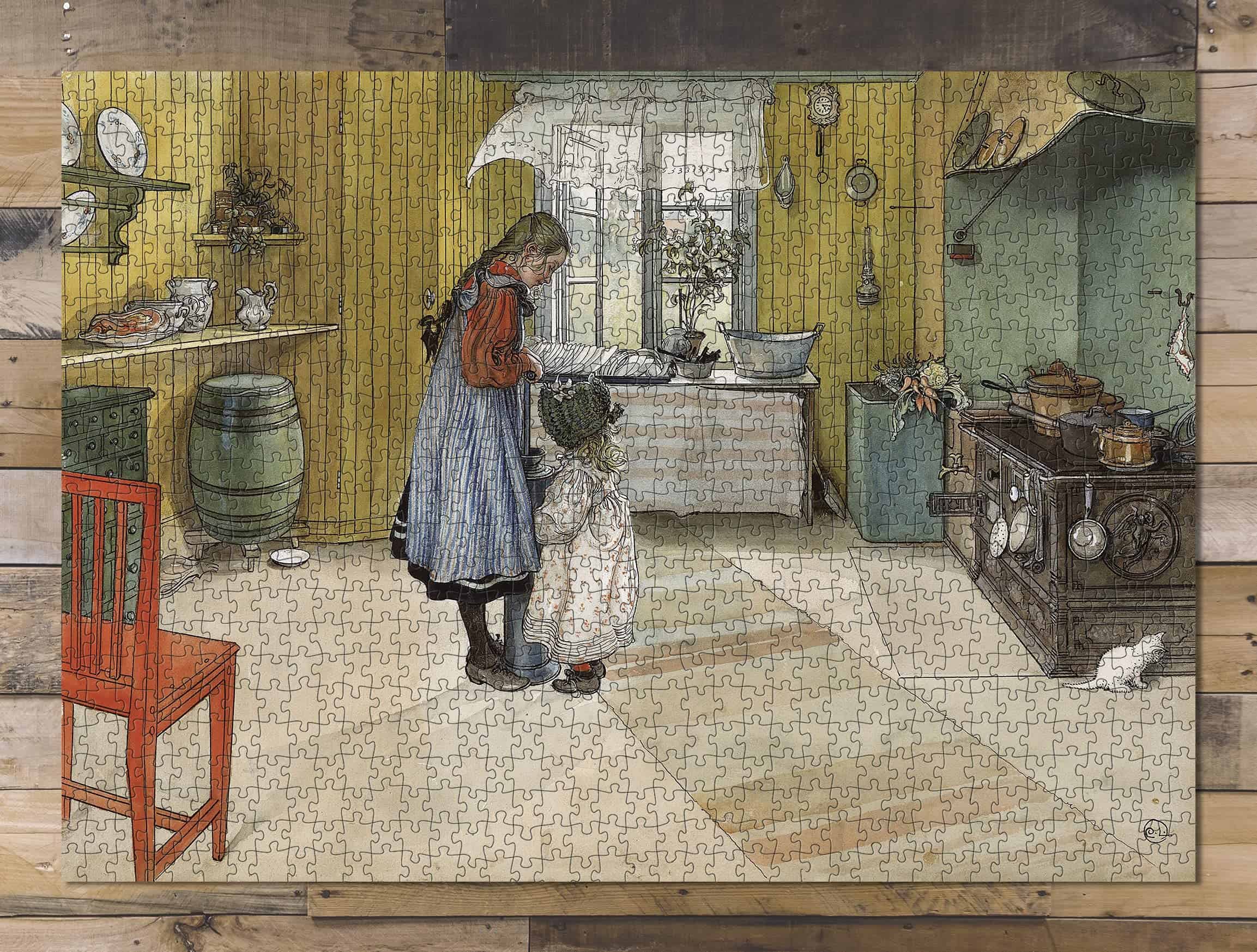 Rompecabezas de 1000 piezas | La Cocina. de Un Hogar (Carl - Imagen 10