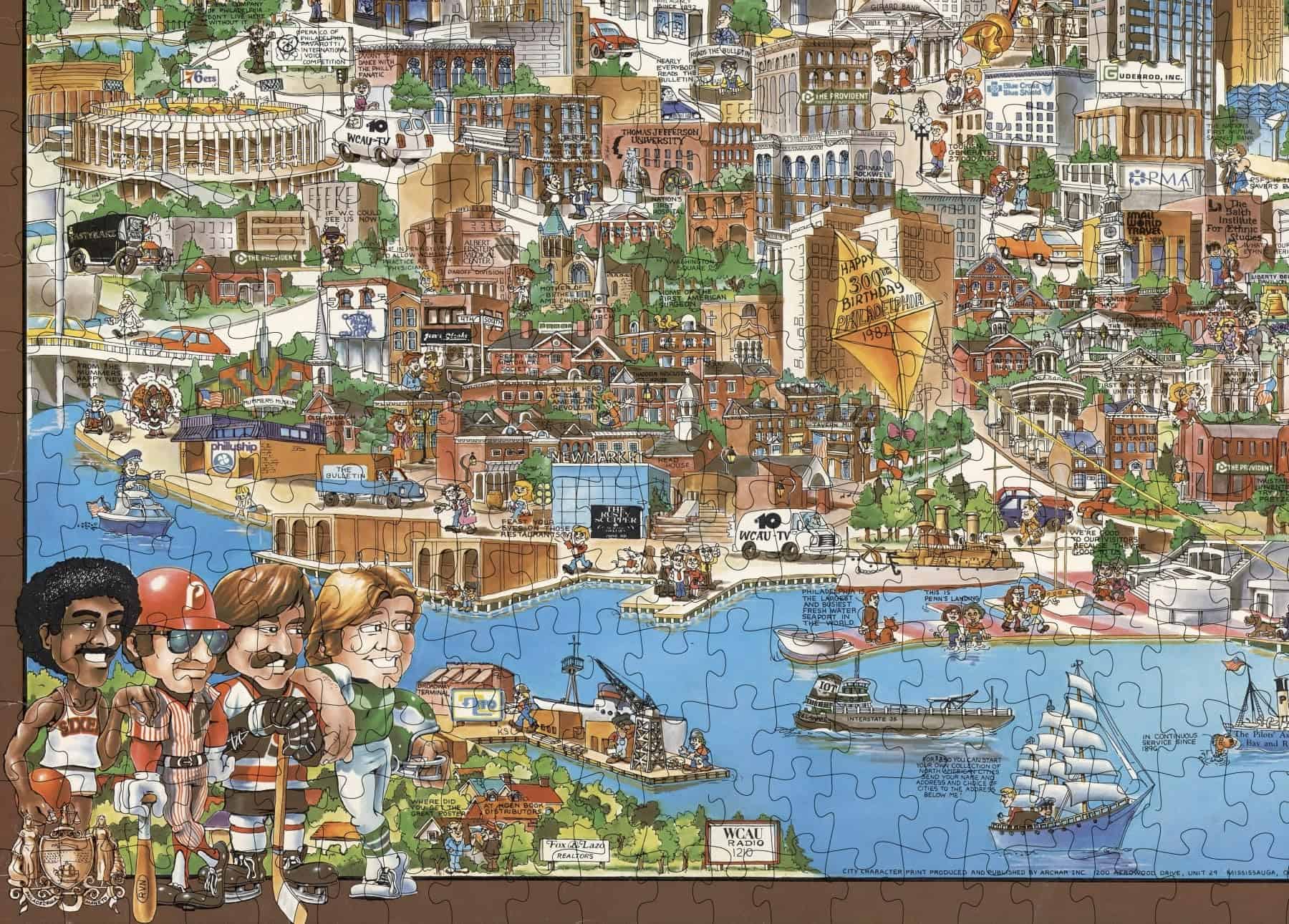 Rompecabezas para Adultos de 1000 Piezas: 1980 | Mapa de - Imagen 7