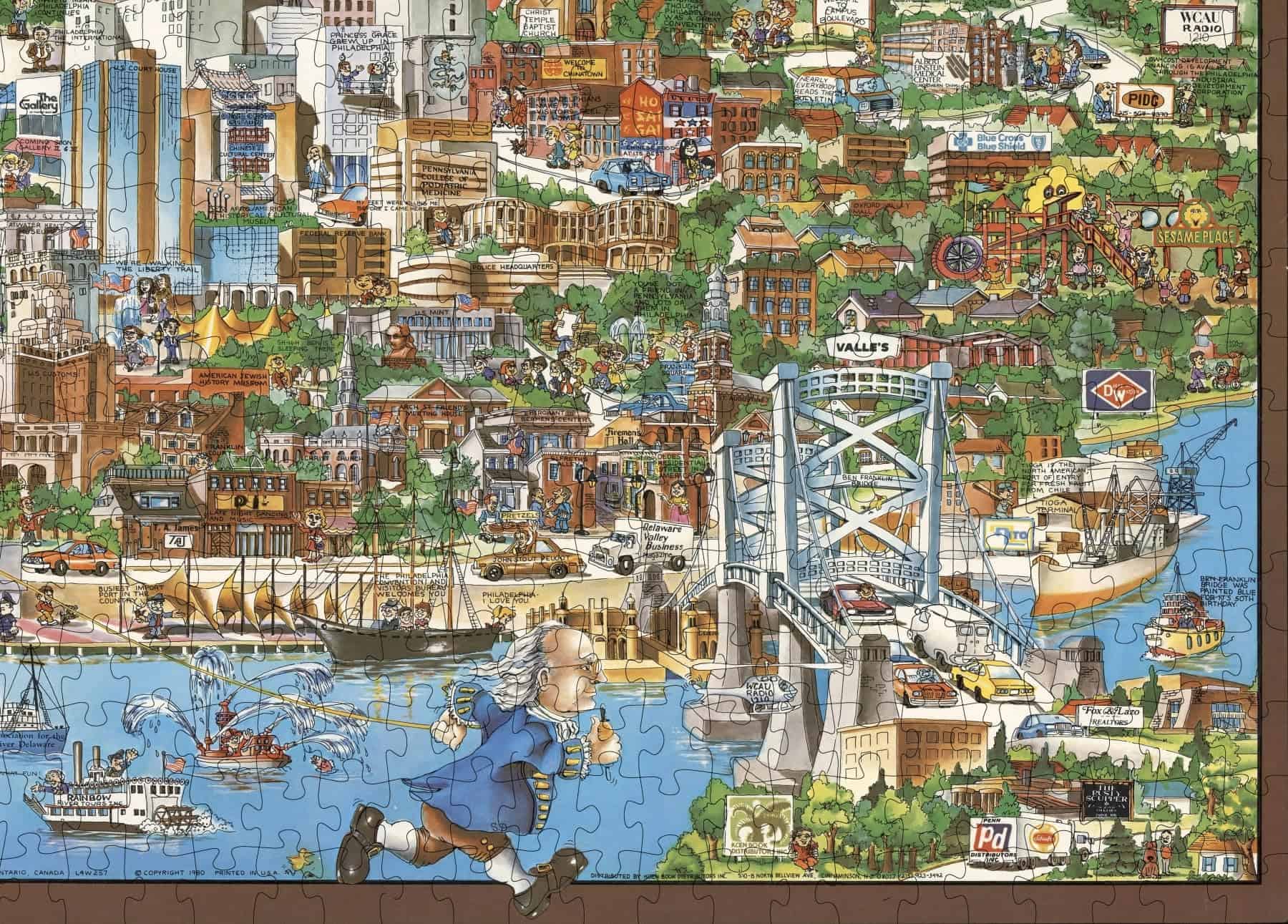 Rompecabezas para Adultos de 1000 Piezas: 1980 | Mapa de - Imagen 8