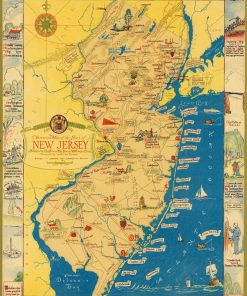 Rompecabezas de 1000 Piezas Mapa de 1939 del Estado de