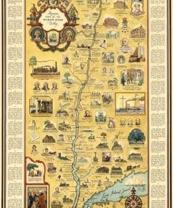 Rompecabezas de Mapa del Valle del Hudson | 1000 Piezas