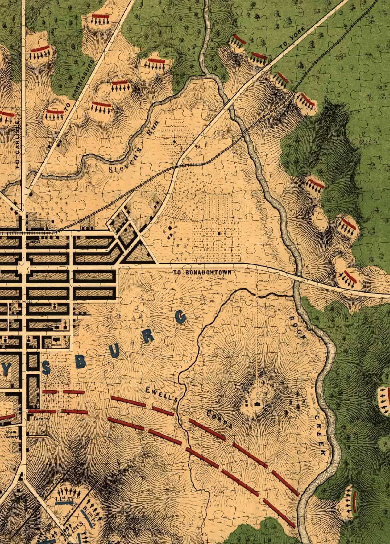 Rompecabezas de 1000 Piezas del Mapa de -Multi - Imagen 6