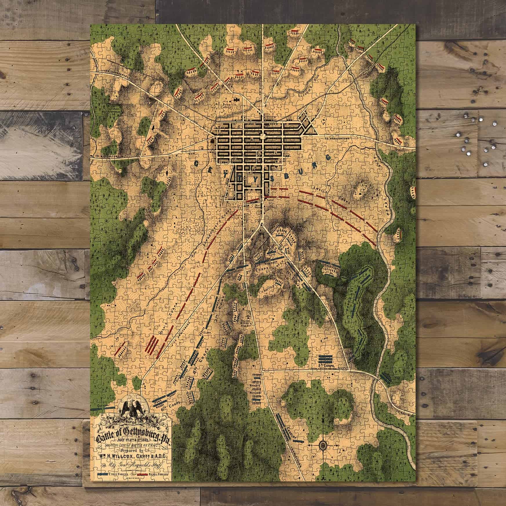 Rompecabezas de 1000 Piezas del Mapa de -Multi - Imagen 10