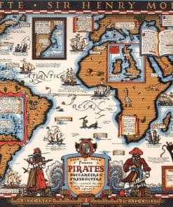 Rompecabezas de Piratas Famosos, Bucaneros y Filibusteros