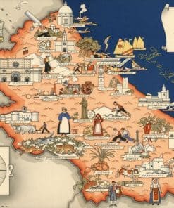 Rompecabezas de 1000 Piezas del Mapa de Abruzzo y Molise |