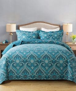 Juego de Colcha Travan de 3 Piezas, Juego de Ropa de Cama