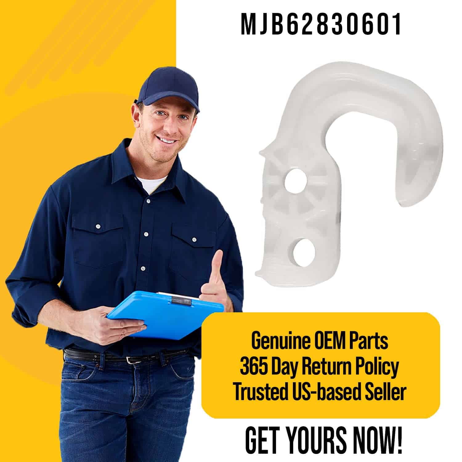 Tope de Puerta de Refrigerador MJB62830601 - Reemplaza - Imagen 7