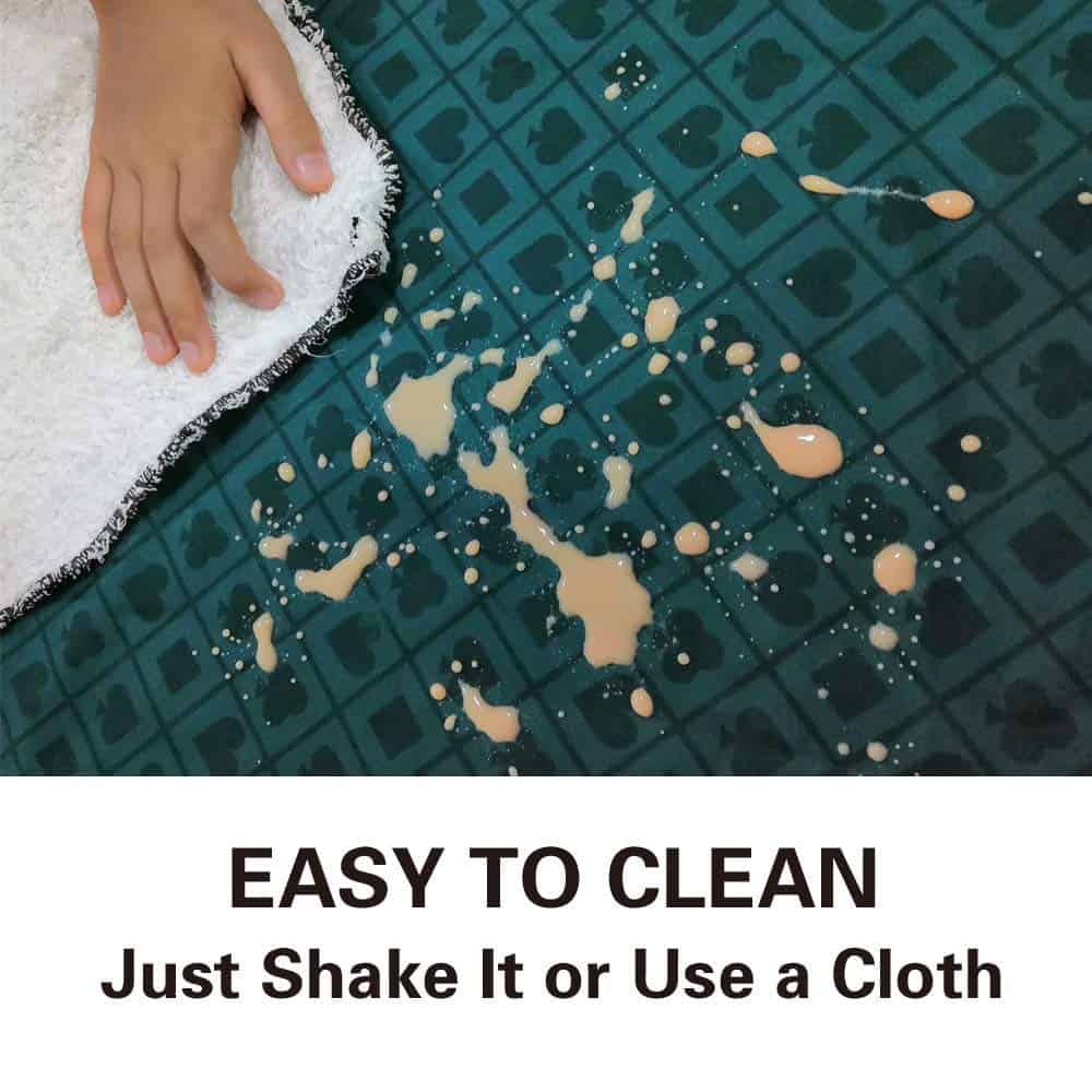 Tapete de póker Texas Hold'em BALIKEN de 108 x -Verde - Imagen 5