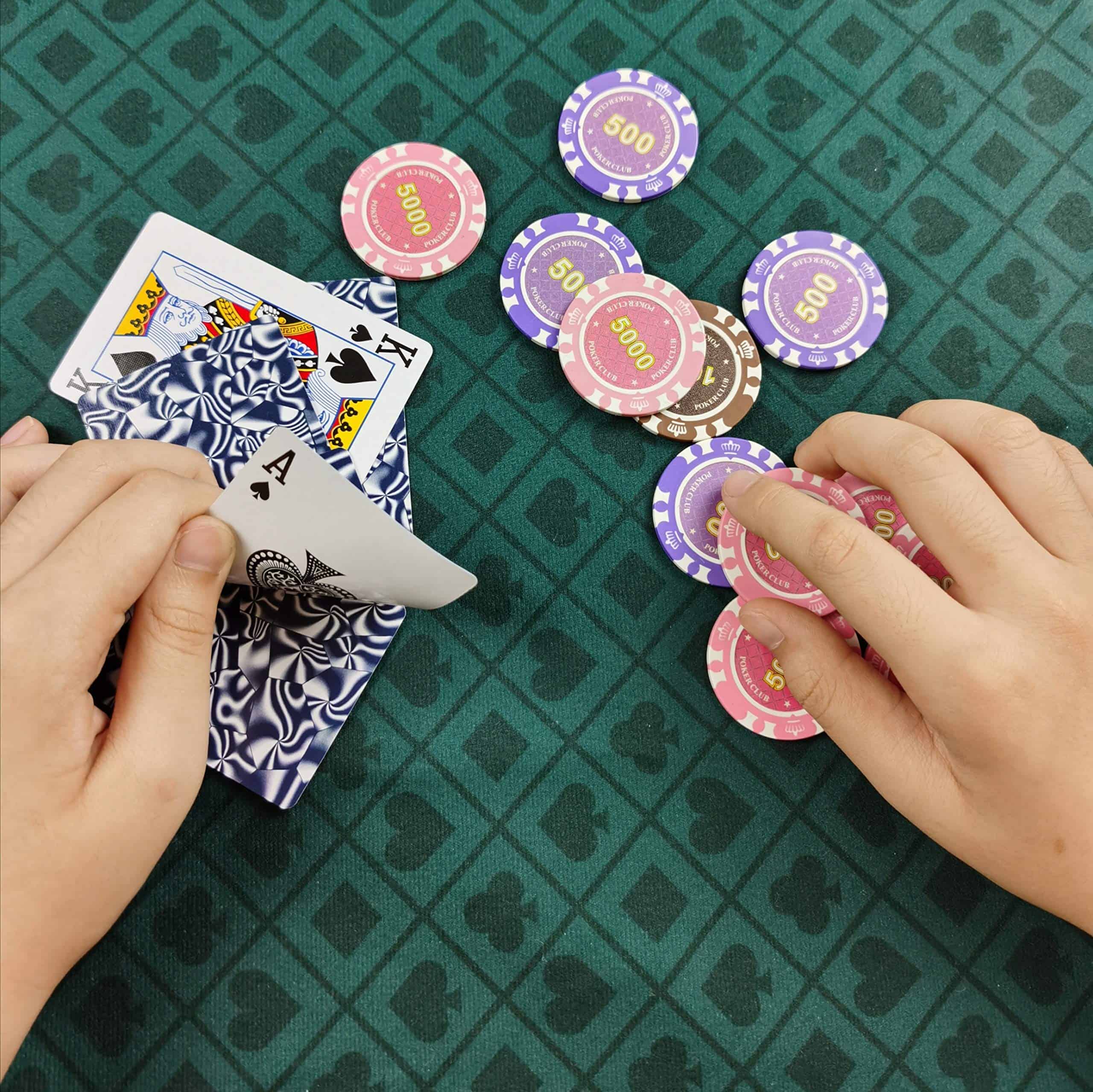 Tapete de póker Texas Hold'em BALIKEN de 108 x -Verde - Imagen 4