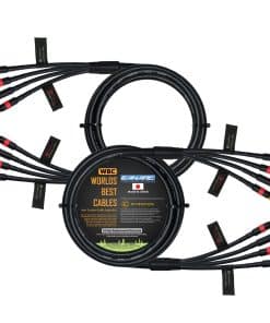 Cable de Altavoz Bi-Amplificado de Grado Audiófilo Canare