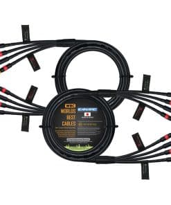 WORLDS BEST CABLES 10 Foot - Canare 4S11 - -Silver