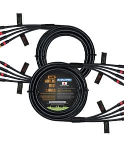 WORLDS BEST CABLES 25 Foot - Canare 4S11 - -Plata